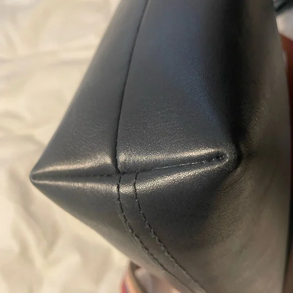 Madewell Navy Blue Small Transport Crossbody Bag with Multicolor Strap - Picture 5 of 7